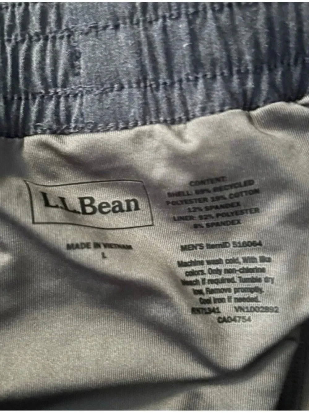 Men’s LL Bean Swim Trunks Size Large